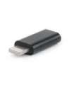 Gembird USB Type-C adapter (CF/8pin M), Black