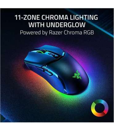 Razer Cobra Pro  Gaming Mouse, RGB LED light, Optical, Black, Wireless (2.4GHz and Bluetooth), 	Wireless