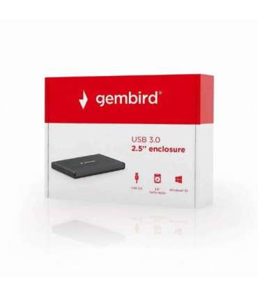HDD CASE EXT. USB3 2.5"/BLACK EE2-U3S-3 GEMBIRD