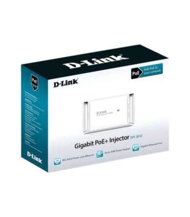 D-Link DPE-301GI Gigabit PoE Injector Compliant with 802.3af/802.3at