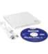 H.L Data Storage Ultra Slim Portable DVD-Writer GP60NW60 Interface USB 2.0, DVD±R/RW, CD read speed 24 x, CD write speed 24 x, W