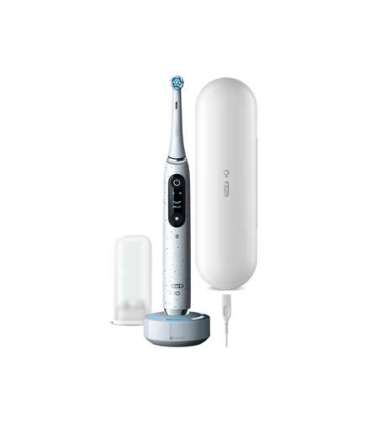 Oral-B Electric Toothbrush iO10 Series Rechargeable, For adults, Number of brush heads included 1, Stardust White, Number of tee