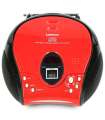 CD-raadio Lenco SCD24R, punane ja must