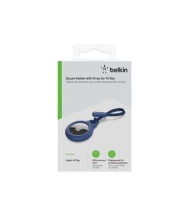 Belkin Secure Holder with Strap for AirTag Blue