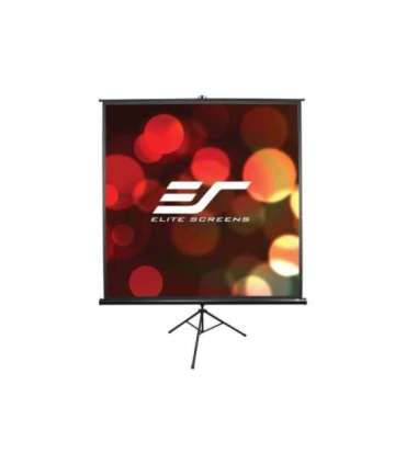 Elite Screens Tripod Series T113UWS1 Diagonal 113 ", 1:1, Viewable screen width (W) 203 cm, Black