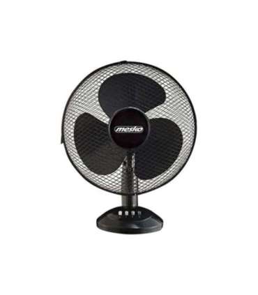 Mesko Fan MS 7310 Table Fan, Number of speeds 3, 45 W, Oscillation, Diameter 40 cm, Black
