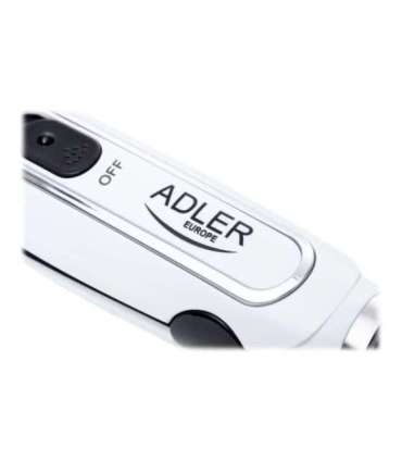 Hair Straightener Adler Warranty 24 month(s), Ceramic heating system, 50 W, White