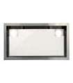CATA Hood GC DUAL A 75 XGWH Canopy, Energy efficiency class A, Width 79.2 cm, 820 m³/h, Touch control, LED, White glass