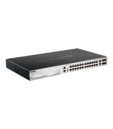 D-Link DGS-3130-30TS Switch Managed L2+, Rack mountable, 1 Gbps (RJ-45) ports quantity 24, 10 Gbps (RJ-45) ports quantity 2, SFP