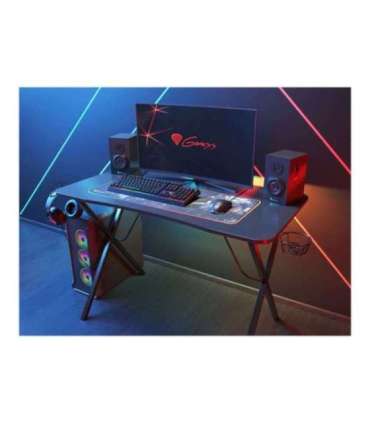 Genesis Holm 200 RGB Gaming Desk, Black