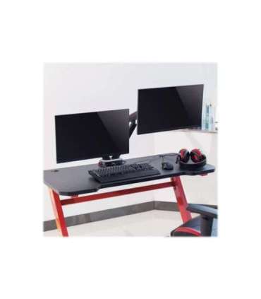 Logilink Gaming Dual Monitor Mount BP0092 17-32 ", Maximum weight (capacity) 8 kg, Black/Red