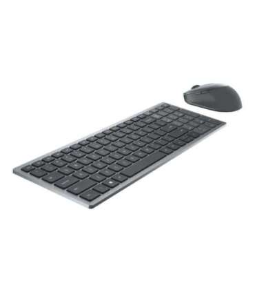 Dell Keyboard and Mouse KM7120W Keyboard and Mouse Set, Wireless, Batteries included, RU, Titan Gray