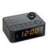 Muse Clock radio  M-178P Black, 0.9 inch amber LED, with dimmer