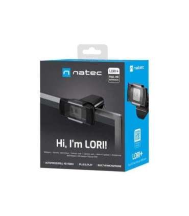 Natec Webcam, Lori+, Full HD, 1080p, Autofocus