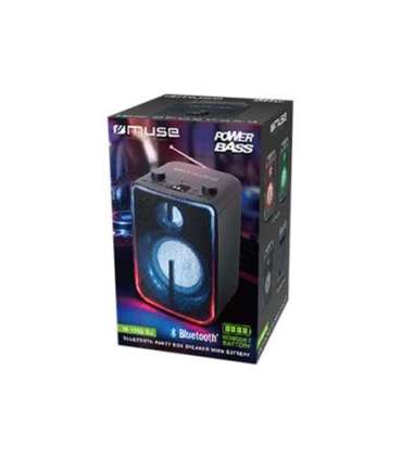 Muse Bluetooth Party Box Speaker with Battery M-1802DJ 60 W, Wireless connection, Black, Bluetooth