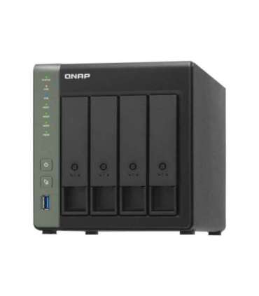 QNAP 4-Bay QTS NAS TS-431X3-4G Up to 4 HDD/SSD Hot-Swap, AL314 Quad-Core, Processor frequency 1.7 GHz, 4 GB, DDR3L, 1x1GbE, 1x2.