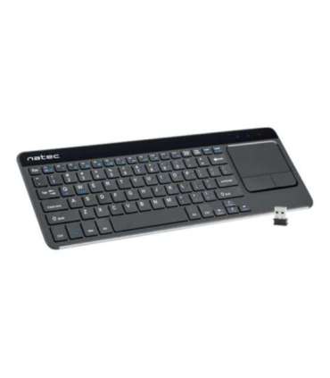 Natec Keyboard NKL-0968 Turbo Slim Wireless, US, USB Type-A, Black
