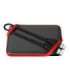 Silicon Power Portable Hard Drive ARMOR A62 1000 GB,  USB 3.2 Gen1, Black/Red