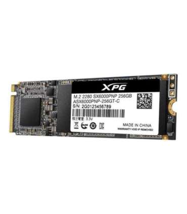 ADATA XPG SX6000 Pro PCIe Gen3x4 256 GB, SSD interface M.2 NVME, Write speed 1200 MB/s, Read speed 2100 MB/s