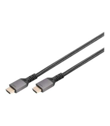 Digitus 8K PREMIUM HDMI 2.1 Connection Cable DB-330200-010-S Black, HDMI to HDMI, 1 m
