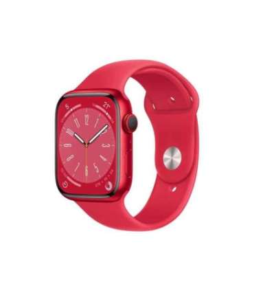 Apple Watch Series 8 MNKA3EL/A 45mm, GPS (satellite), Retina LTPO OLED, Touchscreen, Heart rate monitor, Waterproof, Bluetooth,