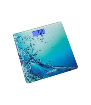 Mesko Bathroom scales MS 8156  Maximum weight (capacity) 150 kg, Accuracy 100 g, Multiple user(s), Blue