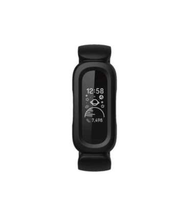 Fitbit Ace 3 Fitness tracker, OLED, Touchscreen, Waterproof, Bluetooth, Black/Racer Red