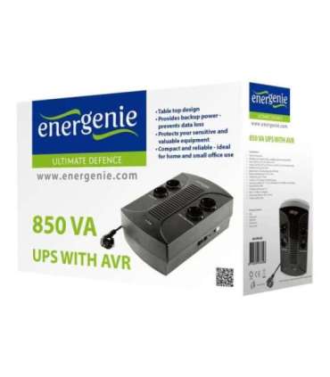 EnerGenie UPS with AVR 850 VA, 510 W, 220 V