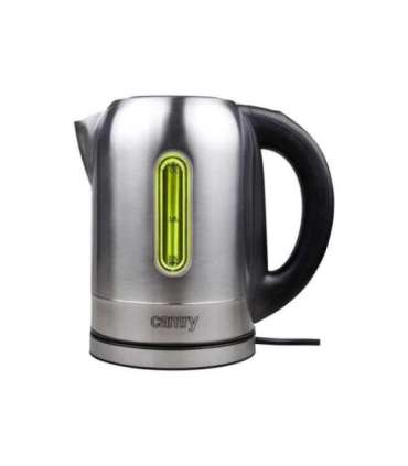 Camry Kettle CR 1253 With electronic control, 2200 W, 1.7 L, Stainless steel, Stainless steel, 360° rotational base