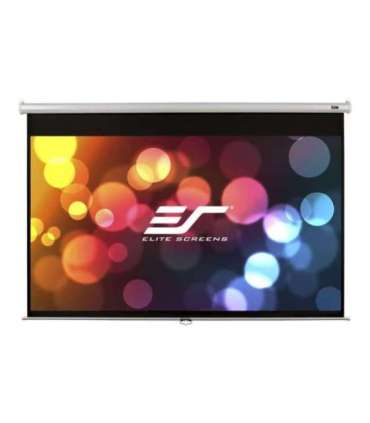 Elite Screens Manual Series M136XWS1 Diagonal 136 ", 1:1, Viewable screen width (W) 244 cm, White