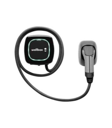 Wallbox Pulsar Plus Electric Vehicle charger, 7 meter cable Type 2, 22kW, Black