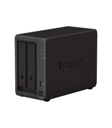 Synology DS723+ 2-bay/AMD Ryzen R1600/2-core 2.6 (base)/3.1 (turbo) GHz/2GB DDR4/2 x 3.5"xHot swap/2x1GbE/1xUSB3.2/eSATA/RAID 0,