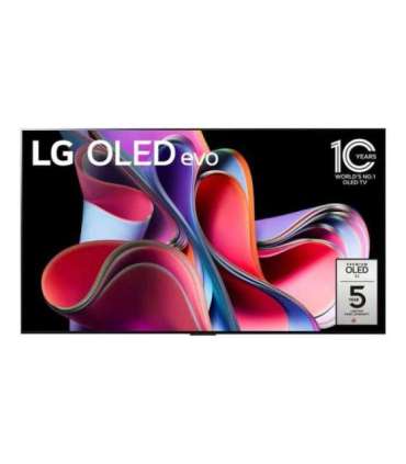 LG OLED65G33LA 65" (165 cm), Smart TV, webOS 23, 4K UHD OLED, 3840 x 2160, Wi-Fi