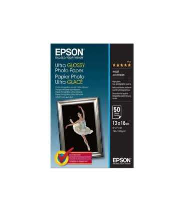 Epson Ultra Glossy Photo Paper 50 sheets, 13 x 18 cm, 300 g/m²