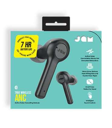 Jam Earbuds TWS ANC Wireless in-ear, Bluetooth, Black