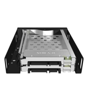 Icy Box IB-2227StS Storage Drive Cage for 2.5" HDD, Black Raidsonic