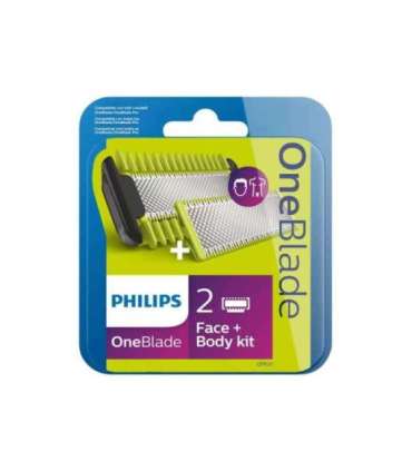 Philips OneBlade Face and Body kit QP620/50 Number of shaver heads/blades 2, Green