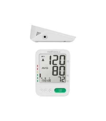 Medisana Voice  Blood Pressure Monitor  BU 586 Memory function, Number of users 2 user(s), Memory capacity 	120 memory slots, Up