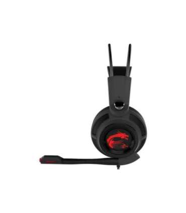 MSI DS502 Gaming Headset, Wired, Black/Red