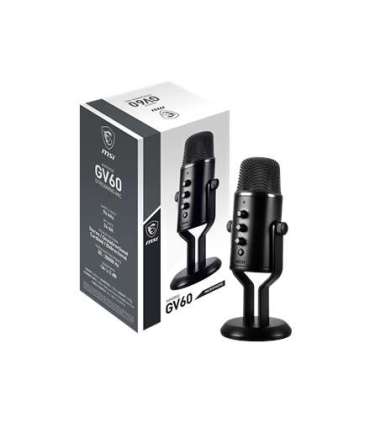 MSI Streaming Microphone Immerse GV60 Black