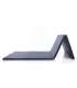 Folding sports mat 122x244cm, black