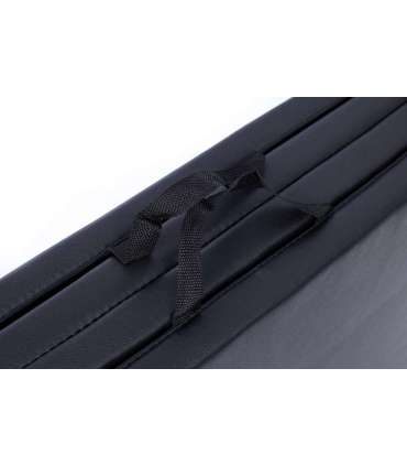 Folding sports mat 122x244cm, black