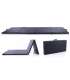 Folding sports mat 122x244cm, black