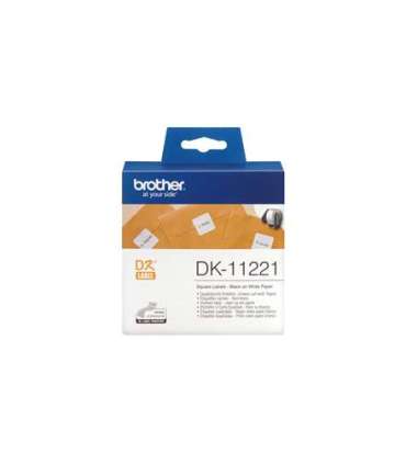 Brother DK-11221 Square Paper Label White DK 23mm