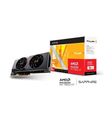 Graphics Card|SAPPHIRE|AMD Radeon RX 7800 XT|16 GB|GDDR6|256 bit|PCIE 4.0 16x|2xHDMI|2xDisplayPort|11330-02-20G
