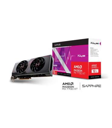 Graphics Card|SAPPHIRE|AMD Radeon RX 7700 XT|12 GB|GDDR6|192 bit|PCIE 4.0 16x|2xHDMI|2xDisplayPort|11335-04-20G