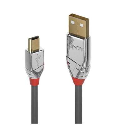 CABLE USB2 A TO MINI-B 1M/CROMO 36631 LINDY