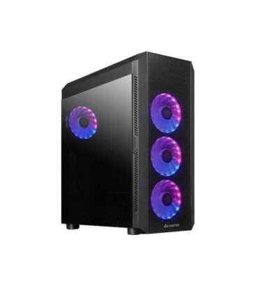Case|CHIEFTEC|GL-04B-UC-OP|MiniTower|Case product features Transparent panel|Not included|ATX|MicroATX|MiniITX|Colour Black|GL-0
