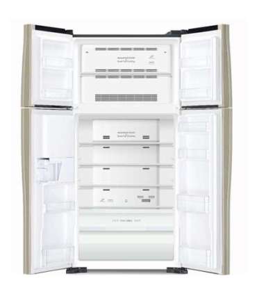 Hitachi | R-W661PRU1 (GPW) | Refrigerator | Energy efficiency class F | Free standing | Side by side | Height 183.5 cm | Fridge