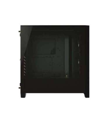 Corsair Tempered Glass Mid-Tower ATX Case iCUE 4000X RGB Side window,  Mid-Tower, Black, Power supply included No, Steel, Temper